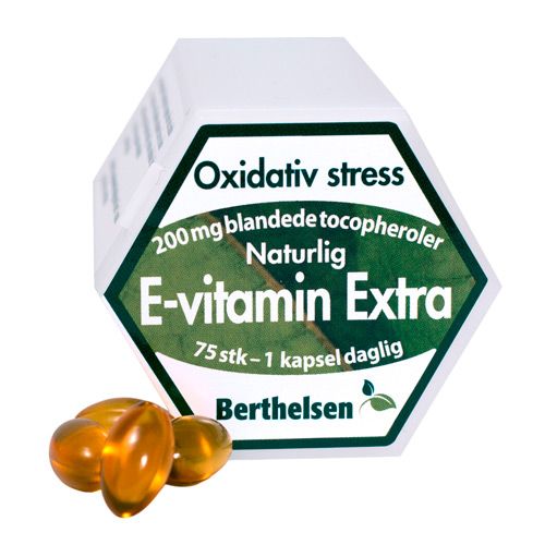 Image of E-vitamin Extra - 75 kapsler