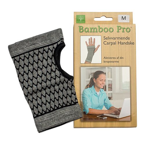 Image of Bamboo Pro Carpal handske selvvarmende Str. M