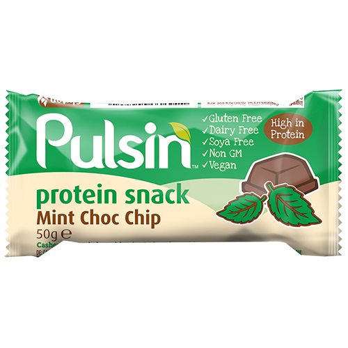 Image of Pulsin Proteinbar Mint Choc Chip - 50 gr