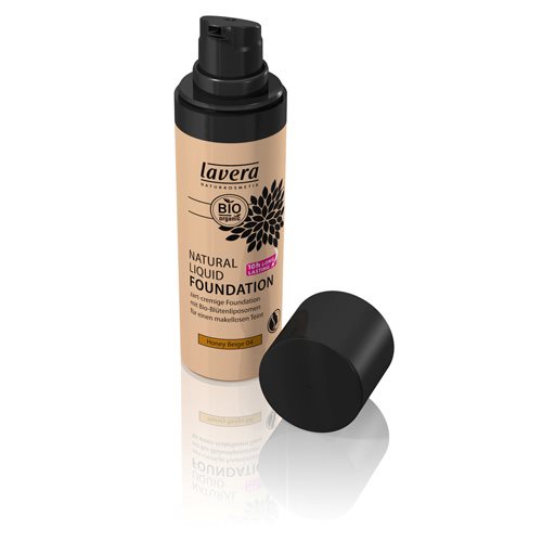 Image of Lavera Liquid Foundation 04 Honey Beige - 30 ml.