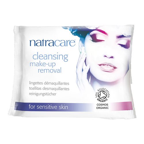 Image of Natracare makeup fjerner vådservietter - 20 stk.