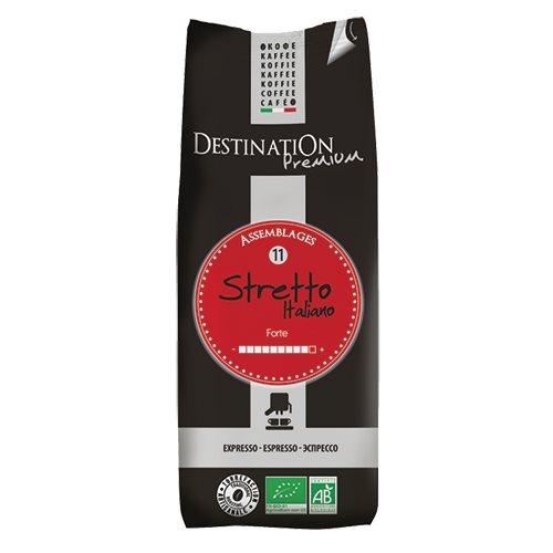 Image of Kaffe Stretto Italiano expresso formalet Øko 250 g