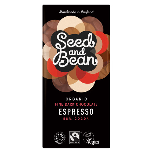 Image of Mørk Chokolade 58% Espresso Seed & Bean Ø 85g