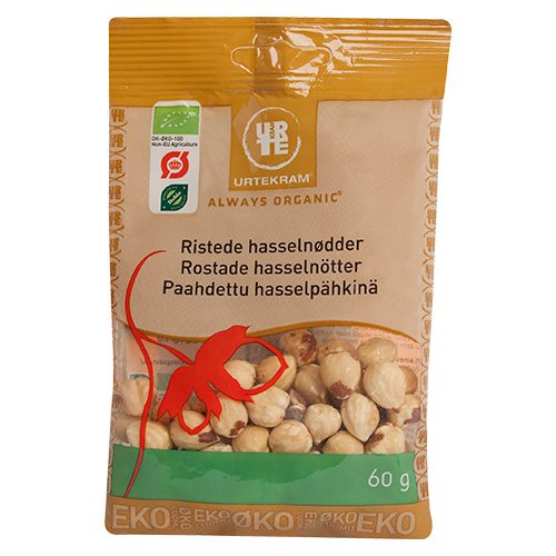 Image of Hasselnødder ristede fra Urtekram Øko - 60 gram