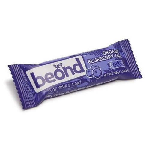 Image of Beond Organic Raw Blåbær Bar Øko - 35 gram