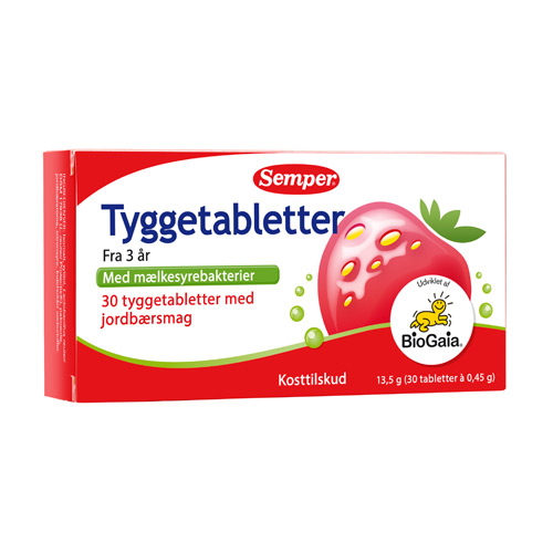 Image of BioGaia tyggetabletter fra Semper - 30 stk.