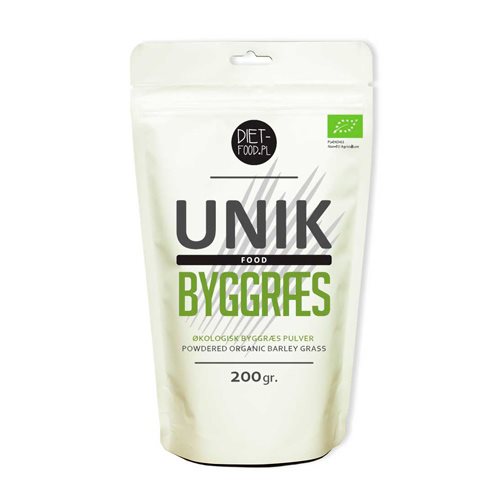 Image of Byggræs pulver Økologisk fra Diet Food - 200 gram