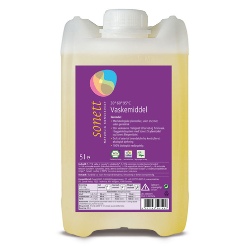 Image of Sonett Vaskemiddel lavendel - 5 liter