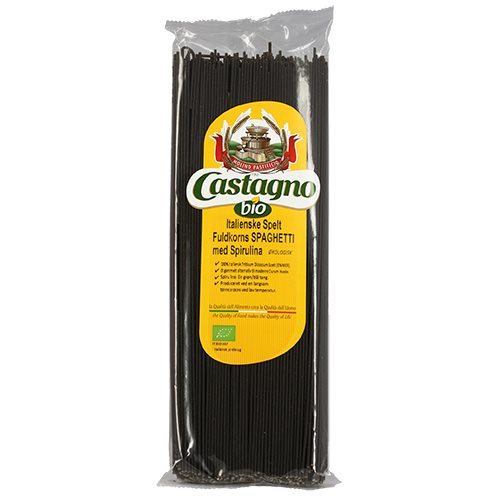 Image of Speltspaghetti Spirulina fra Castagno Øko - 500 gr