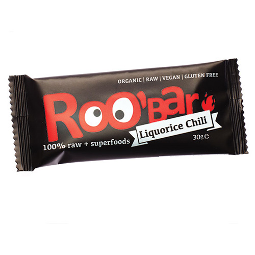 Image of Roobar lakrids & chilli Raw økologisk - 30 gram