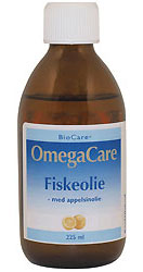 Image of OmegaCare fiskeolie med appelsinsmag - 225 ml.