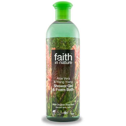 Image of Faith In Nature Shower gel aloe vera - 400 ml.