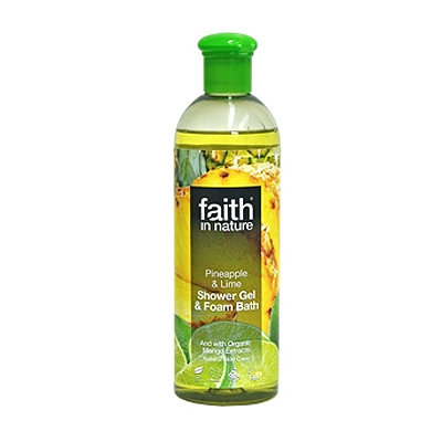 Image of Faith in nature Showergel Ananas & Lime - 400 ml