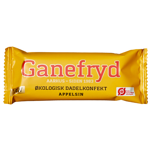 Image of Ganefryd Dadelkonfekt-bar med appelsin Øko 50 gr