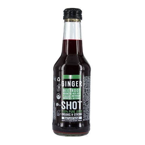 Image of Ingefærshot med rødbede Naturfrisk Øko - 250 ml.