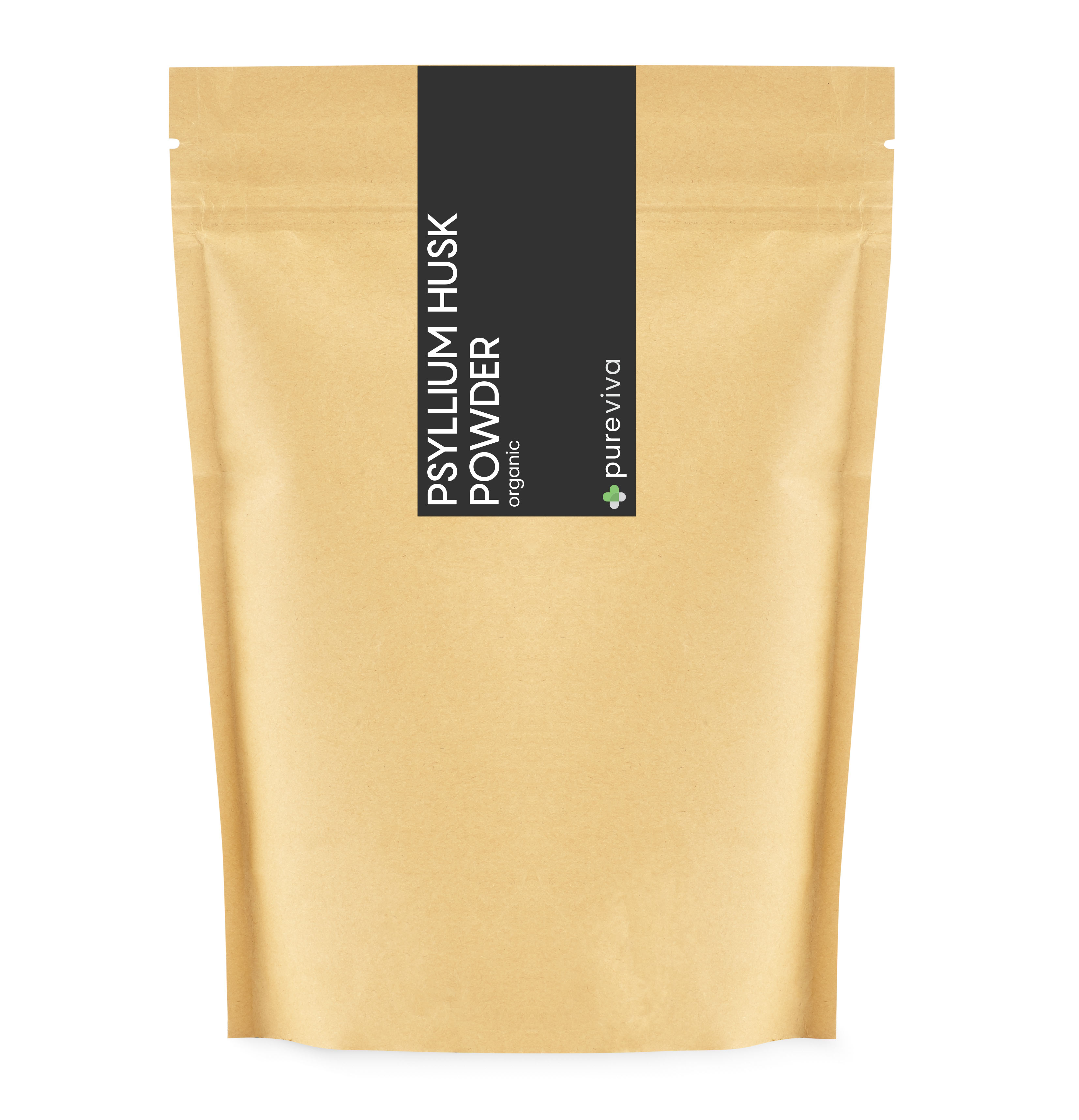 Image of Pureviva Psyllium Husk Loppefrøskaller Pulver Ø (250 g)