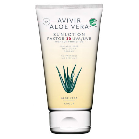 Image of Avivir aloe vera Sunlotion faktor 30 - 150 ml.