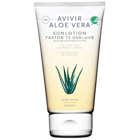 Image of Avivir aloe vera Sunlotion faktor 15 - 150 ml.