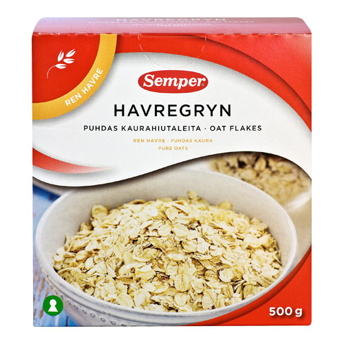 Image of Havregryn glutenfri fra Semper - 500 gram