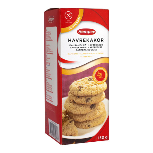 Image of Havrekager glutenfri fra Semper - 150 gram