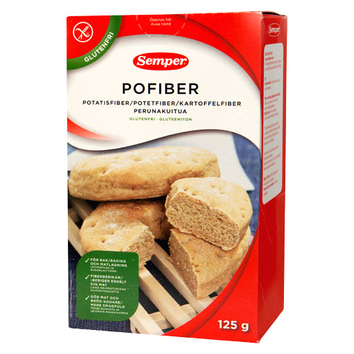 Image of Pofiber kartoffelfiber fra Semper glutenfrit 125 g