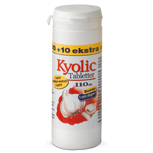 Image of Kyolic 1 om dagen 100 + 10 tabletter