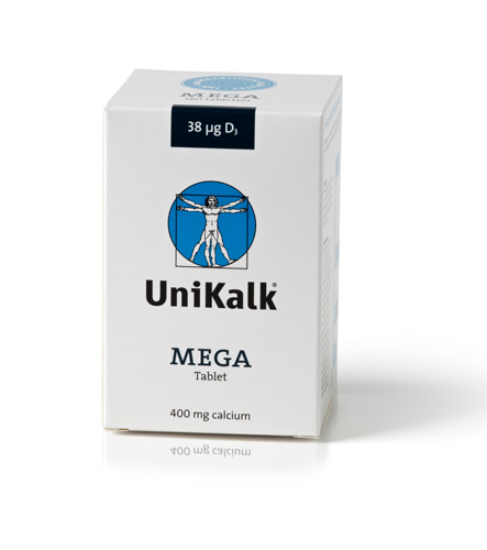 Image of UniKalk Mega slugetablet - 180 stk