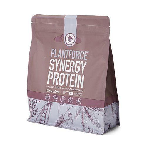 Image of Plantforce Synergy Chokolade Proteinpulver 800 gr