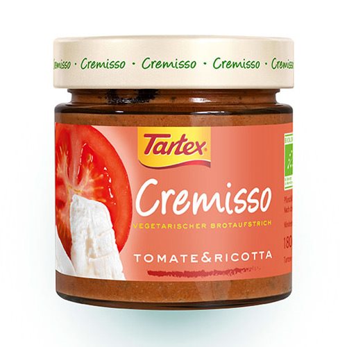 Image of Tartex Cremisso Tomat, Ricotta Ø - 180 g.