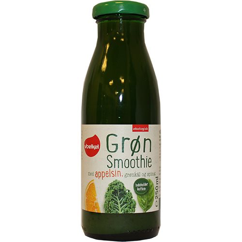 Image of Grøn Smoothie Appelsingrønkål & spinat Øko 250 ml.