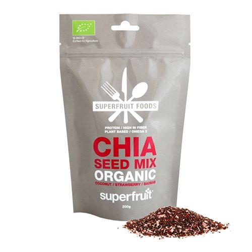 Image of Chia seedmix coconut strawberry baobab Ø - 200 gr