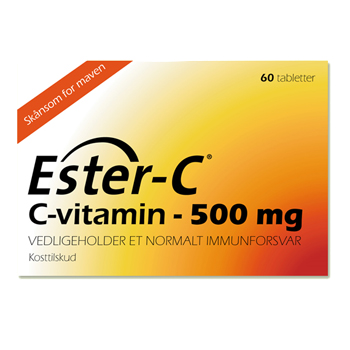 Image of Ester C - 500 mg C vitamin - 60 tabletter