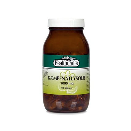 Image of Healthcrafts Kæmpenatlysolie - 90 kapsler