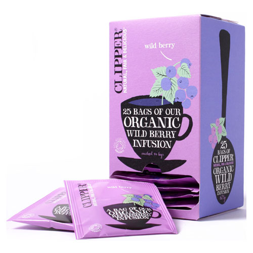 Image of Clipper Wild berry te økologisk - 25 breve