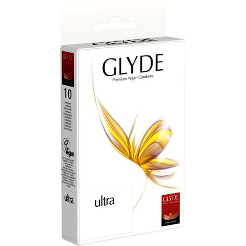 Image of Glyde Veganske Kondomer Ultra - 10 stk.