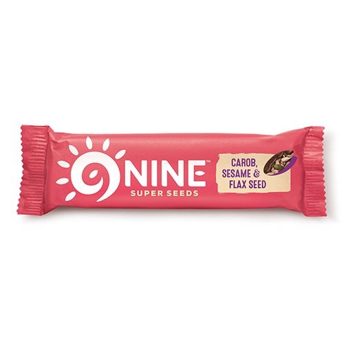 Image of 9bar Hørfrø med carob overtræk Wholebake - 50 gr