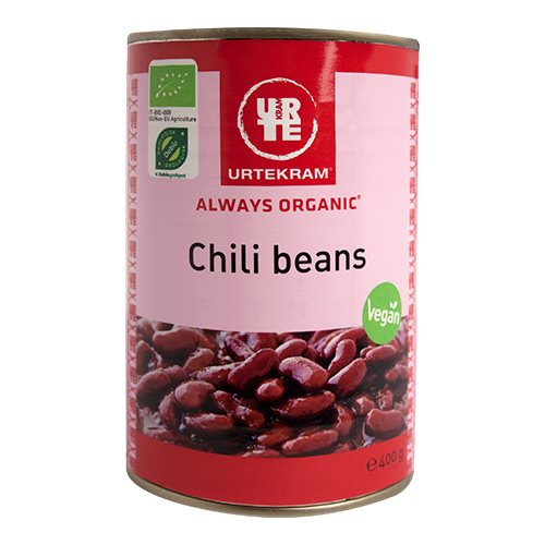 Image of Chili beans i dåse fra Urtekram Øko - 400 gram