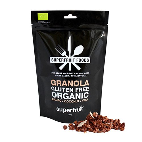 Image of Superfruit - Mysli Granola med Kakao, Kokos og Chia (300 g)