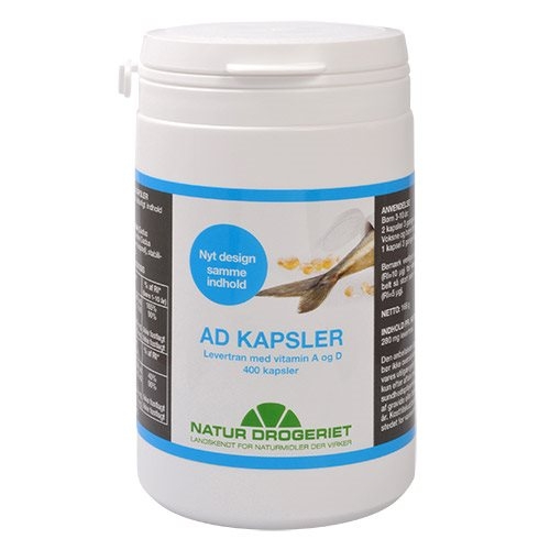 Image of AD Kapsler fra NaturDrogeriet - 400 kapsler