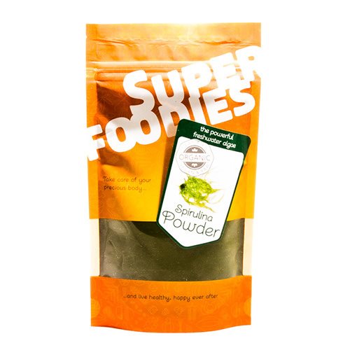 Image of Spirulina pulver Super Foodies - 100 gram