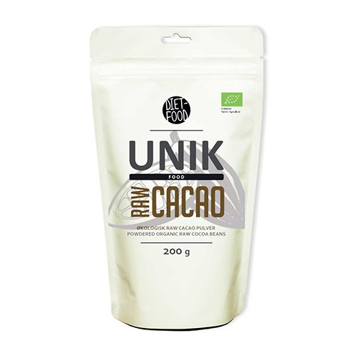 Image of Cacaopulver raw Økologisk Unik Food - 200 gram