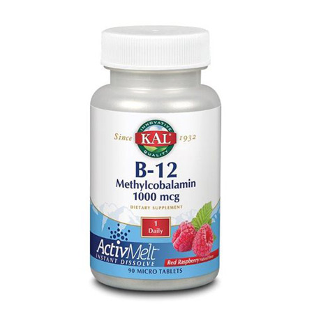 Image of B12 Methylcobalamin 1000 mcg KAL - 90 tabletter