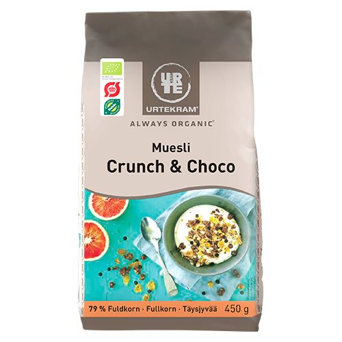 Image of Mysli chokocrunch fra Urtekram Økologisk 450 gram