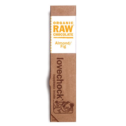 Image of Lovechock RAW chokolade mandel-figen Øko - 40 gram