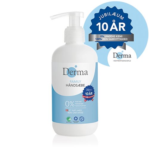 Image of Derma family flydende håndsæbe - 250 ml.