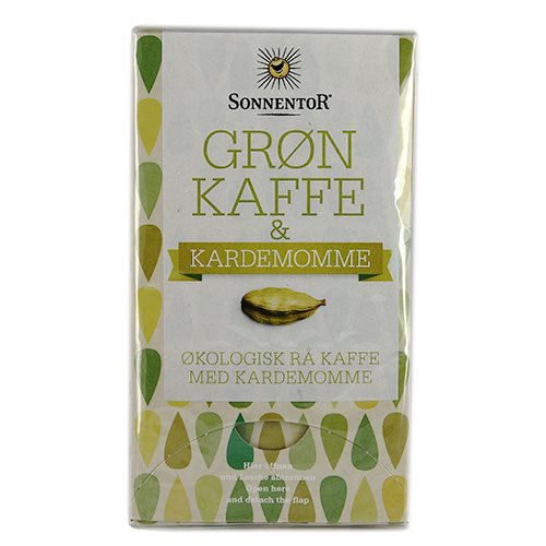 Image of Grøn Kaffe & Kardemomme Sonnentor Øko - 18 breve