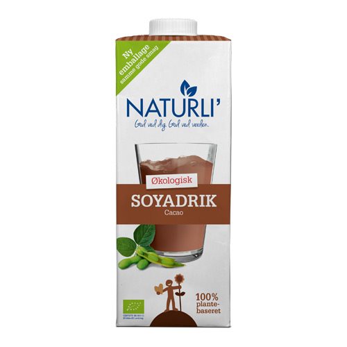 Image of Sojadrik kakao Naturli Økologisk - 1 liter