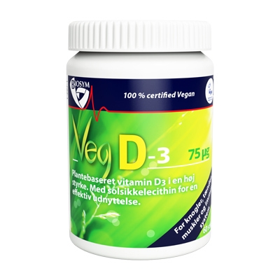 Image of Biosym Veg D-3 Vitamin 75 mcg (60 kaps)