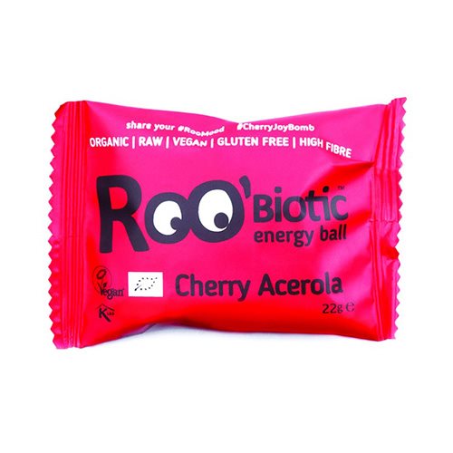 Image of Roobiotic Energy Ball Kirsebær & Acerola Ø - 22 gr