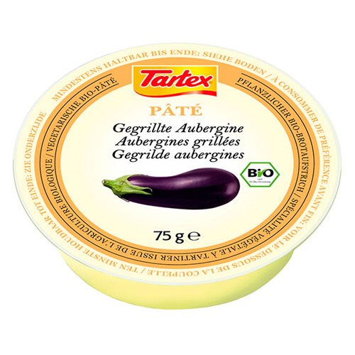 Image of Tartex Patè creme Grillet Aubergine Ø - 75 g